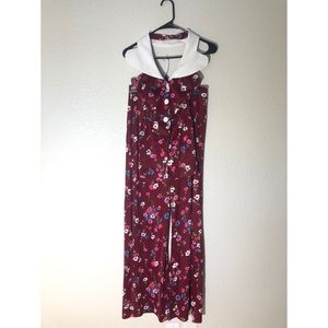 VTG floral 2pc pant suit